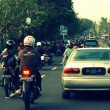 Friday afternoon traffic in Bali